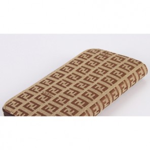 Fendi 8M0024 wallets small F Coffee