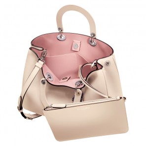 Smooth pinky beige leather 