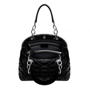 Black patent leather 