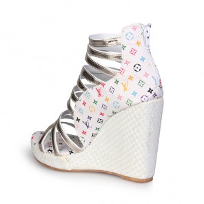 lousi vutton shoes with white