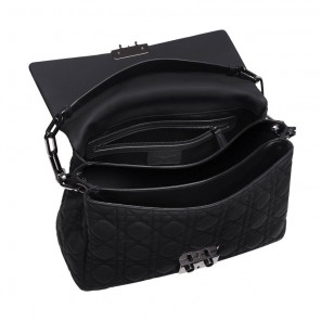 Matt black leather 