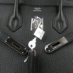 35CM Black Cowhells Stripe (silver)