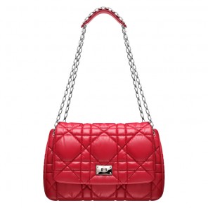 Crimson red leather 
