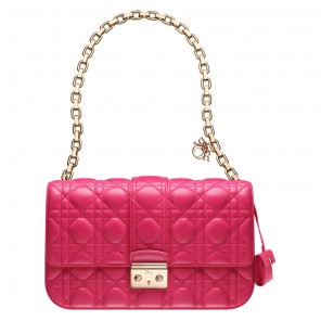 Fuchsia leather 