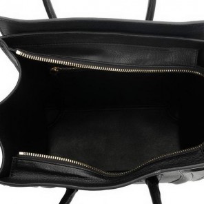 Celine Luggage Medium 1163984LBN in Original Leather Black