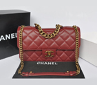 2013 Chanel Flap Shoulder Bag Original leather A37007 Burgundy