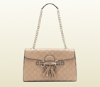 2013 Gucci emily antique rose guccissima leather shoulder bag 295402 AA61G 2729