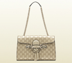 2013 Gucci emily metallic guccissima leather shoulder bag 295402 AHB1G 9504