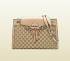 2013 Gucci emily original GG canvas shoulder bag 295403 FAFXG 8594