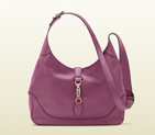 2013 Gucci jackie freesia rose color leather shoulder bag