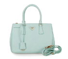 2013 Prada Saffiano Leather Tote Bag 1801 in Light green