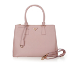 2013 Prada Saffiano Leather Tote Bag 1801 in Light pink