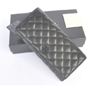 2014 Chanel Bi-Fold Wallet Original Leather A91502 Black A91502