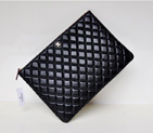 2014 Chanel Clutch Bag Sheepskin Leather A67780 Black with Gold hardware A67780
