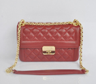 2014 Chanel Flap Shoulder Bag in Sheepskin Leather A67971 Burgundy