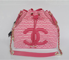 2014 Chanel Hobo Shoulder Bag Jersey and Lambskin A46622 Rose
