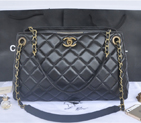 2014 Chanel Shoulder Bag in Sheepskin Leather A49331 Black