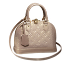 2014 Louis Vuitton Alma BB LG MONOGRAM VERNIS M91752
