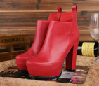2014 New Arrivals Chanel Winter Short Boots CHW0641