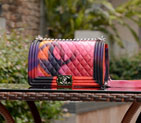 2015 Boy Chanel Flap Shoulder Bag Lambskin leather A90803 A90803