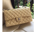 2015 Chanel 2.55 Series Flap Bag Original Patent Leather 1112 Apricot with Silver