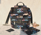 2015 Chanel Backpack Villus Leather A68030 Blue A68030