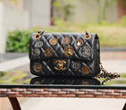 2015 Chanel Badge Bag Original Leather A92673 Black A92673