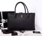 2015 Chanel Black Original leather Tote Shoulder Bag A67007 A67007