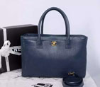 2015 Chanel Blue Original Calfskin Leather Tote Bag A67008 A67008