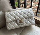 2015 Chanel Classic Flap Bags Original Caviar leather A1116 in Silver with Gold