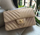 2015 Chanel Classic Flap Bags Original leather A1116 in Apricot with Gold