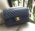 2015 Chanel Classic Flap Bags Original leather A1116 in Grey with Gold