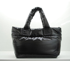 2015 Chanel Coco Cocoon Satchel Bag Sheepskin A36033 Black A36033