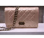 2015 Chanel LE Boy A33815 Caviar Leather Flap Shoulder Bags Gold with Bronze A33815