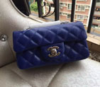 2015 Chanel Mini Flap Bag Original Caviar Leather A34008 Blue