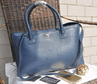 2015 Chanel Original Leather Tote Bag A66439 Royal A66439