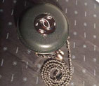 2015 Chanel Plexiglass Globe Clutch Bag Green A2915629