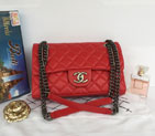 2015 Chanel Shoulder Bag Burgundy Rocks Lambskin A92745 Red A92745