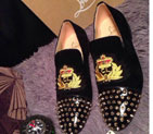 2015 Christian Louboutin women Laser drilling rivets casual shoes CLWS0058