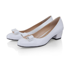 2015 Ferragamo patent leather bow shoes LFWS0026