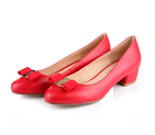 2015 Ferragamo patent leather bow shoes LFWS0018