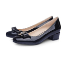 2015 Ferragamo patent leather bow shoes LFWS0029