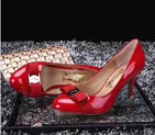 2015 Ferragamo women patent leather high-heeled shoes LFWS0070
