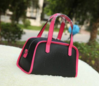 2015 Hermes Boston Bag Grainy Leather H9898 Black H9898