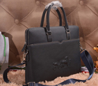 2015 Hermes Briefcase Original Calf Leather H81435 Blue H81435