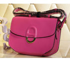 2015 Hermes Cherche Midi Bag Calfskin Leather H1518 Rose H1518