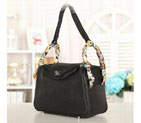 2015 Hermes Lindy 30CM Original Leather Shoulder Bag H1057 Black in Silver H1057