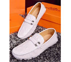 2015 Hermes men casual shoes in Crocodile Stripe leather HMS0108
