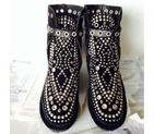2015 Isabel women Buckskin rivets Boots IM0017