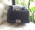 2015 Latest LE Boy Chanel Flap Shoulder Bag Original leather A67086 Black